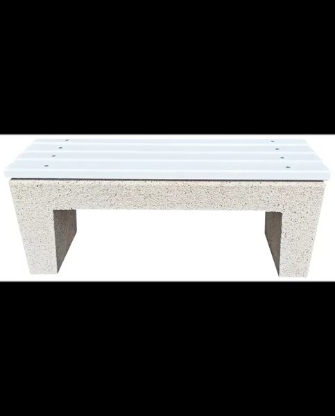 Banci si scaune din beton cu elemente din lemn, diverse modele/ dimensiuni