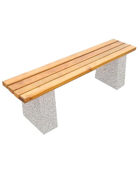 Banci si scaune din beton cu elemente din lemn, diverse modele/ dimensiuni